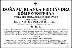 M.ª Blanca Ferrández Gómez-Esteban